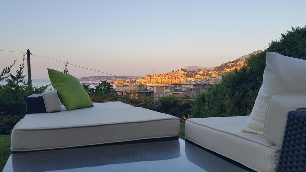 Cap Au Sud,Vue Panoramique Mer,Piscine Menton Eksteriør billede