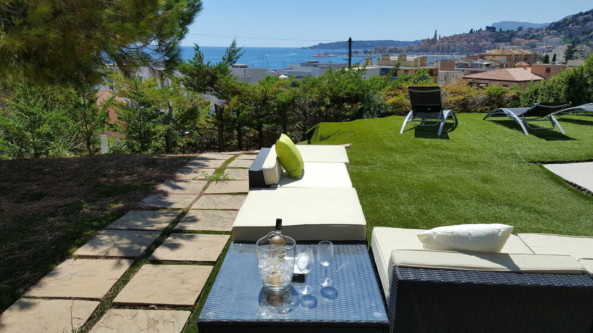 Cap Au Sud,Vue Panoramique Mer,Piscine Menton Eksteriør billede